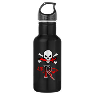 Jolly Roger R Monogram Initial 532 Ml Water Bottle