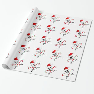 Jolly Roger Santa Wrapping Paper