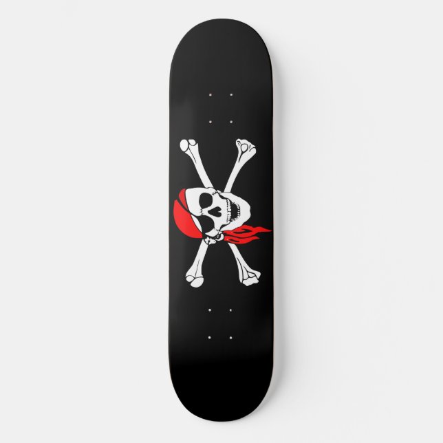 Jolly Roger Skateboard Deck (Front)