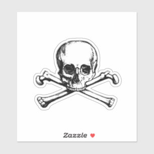 Jolly Roger Skull and Cross Bones Pirate