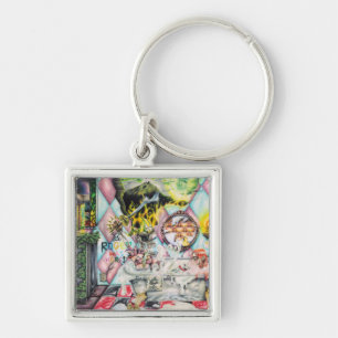 Jolly Roger the Ghost Pirate - Artwork Keychain