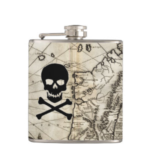Jolly Roger Treasure Flask