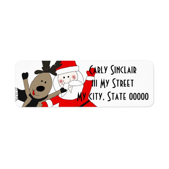 Jolly Santa and Reindeer (Front)