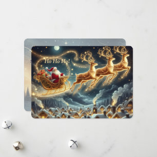 Jolly Santa Christmas Card  