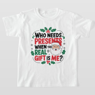 Jolly Santa Claus Brings Festive Cheer to All T-Shirt