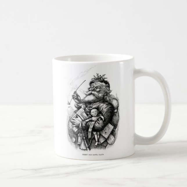 Jolly Santa Claus by Thomas Nast Mug no.2 (Right)