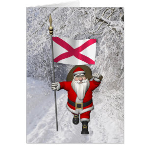 Jolly Santa Claus Visits Northern Ireland