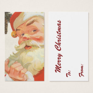 Jolly Santa Claus with a Secret, Vintage Christmas