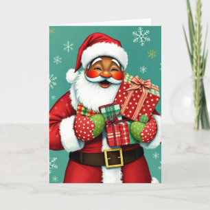 Jolly Santa Holiday Card