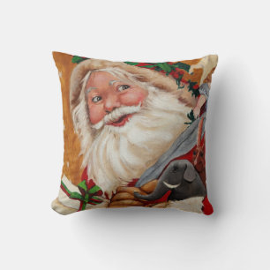 Jolly Santa Pillow