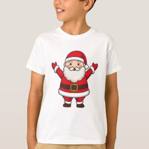 "Jolly Santa: Spreading Holiday Cheer" T-Shirt
