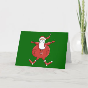 Jolly Santa T-shirts and Gifts Holiday Card