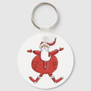 Jolly Santa T-shirts and Gifts Keychain