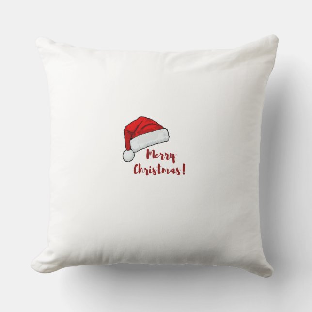 Jolly Santa: The Heartwarming Holiday Pillow (Front)