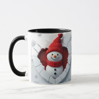 Jolly Snowman Coeur Mug
