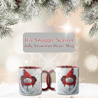 Jolly Snowman Coeur Mug