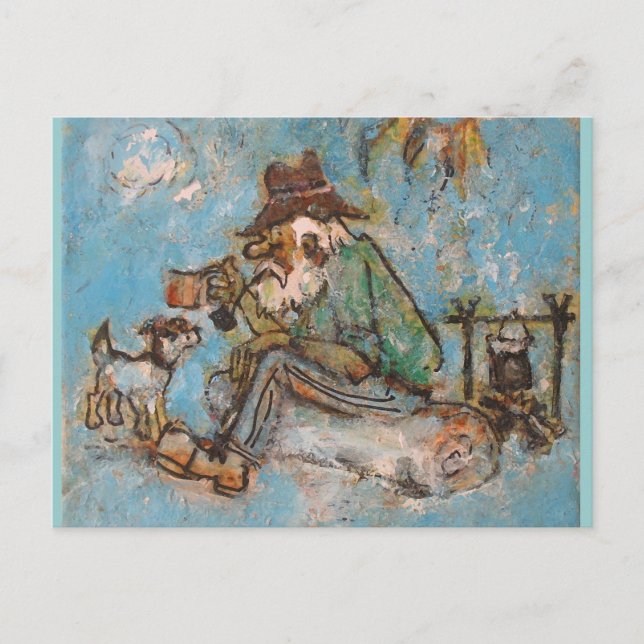 Jolly swagman postcard (Front)