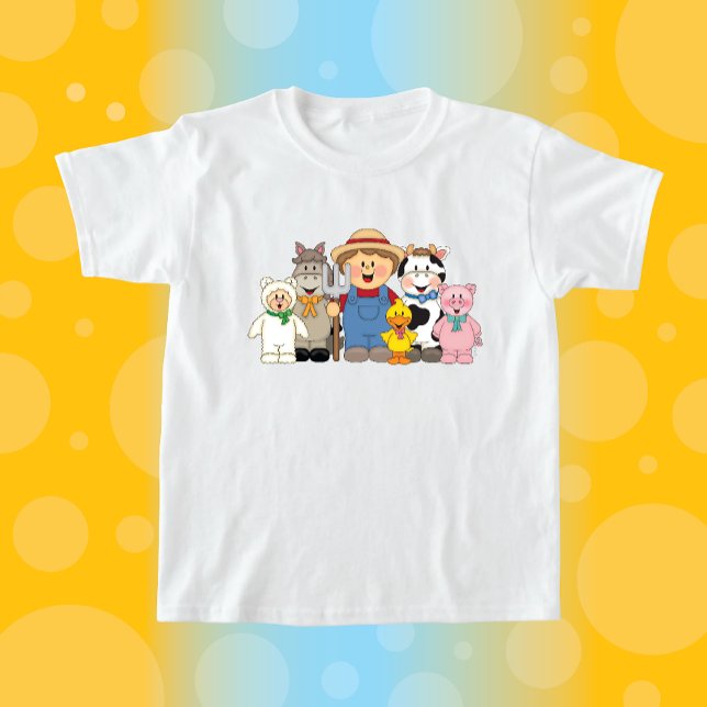 JollyKins Barnyard Buddies Boy T-Shirt (Creator Uploaded)