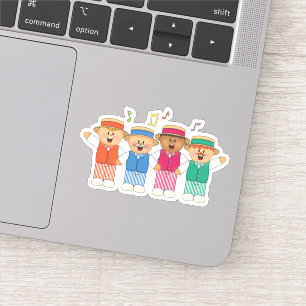 JollyKins Colorful Barbershop Quartet