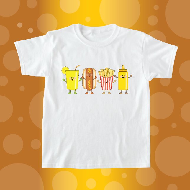 JollyKins Hot Dog Friends T-Shirt (Creator Uploaded)