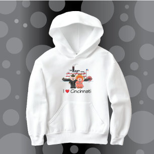 JollyKins I Love Cincinnati Sweat - shirt à capuch