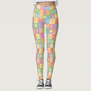 JollyKins Pastel Patchwork Leggings