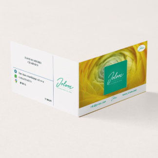 JOLOOS FOLDED BUSINESS CARD