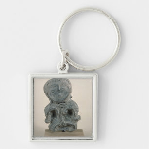 Jomon figurine keychain