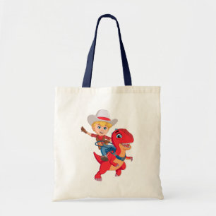 Jon and Blitz Dino Ranch Tote Bag
