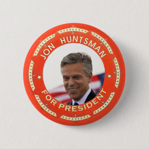 Jon Huntsman 2012 2 Inch Round Button