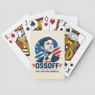 Jon Ossoff   For  a Better America   Political Playing Cards