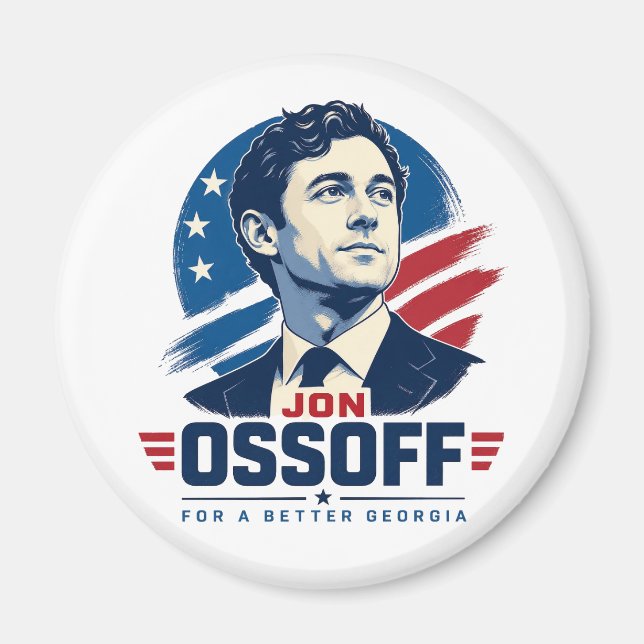 Jon Ossoff for a Better Georgia Magnet (Front)