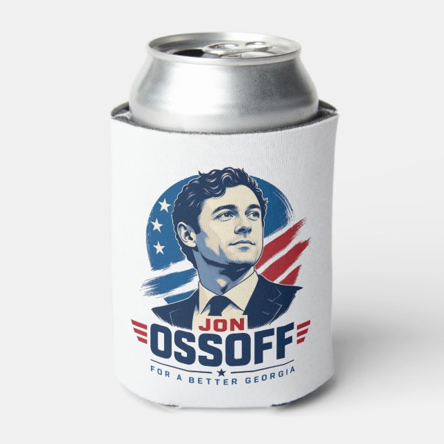 Jon Ossoff for Governor | For  a Better Georgia Can Cooler (Can Front)