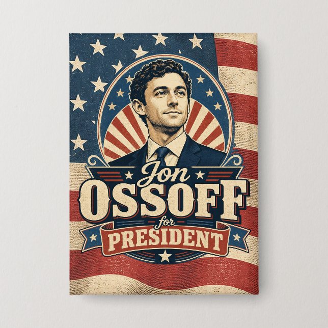 Jon Ossoff | For President| Political  (Front)