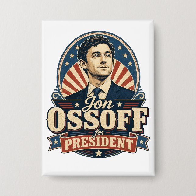 Jon Ossoff | For President| Political  (Front)