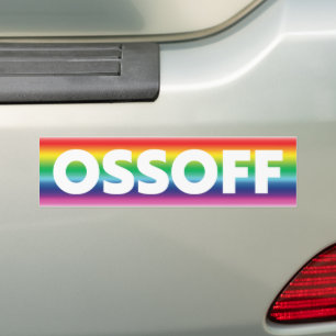 Jon Ossoff Georgia Senate runoff pride lgbt bumper Bumper Sticker