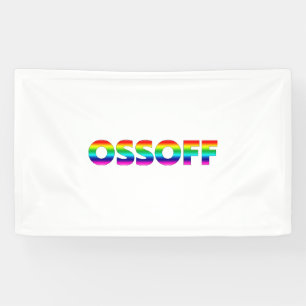 Jon Ossoff Georgia Senate runoff pride lgbtq lgbt Banner