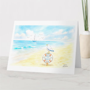 Jon Seagull - Peace & Love Save the World Card
