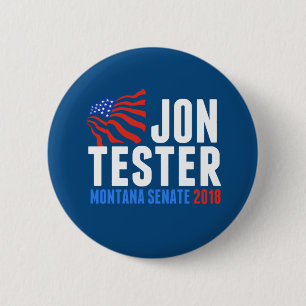Jon Tester for Montana Senate 2018 2 Inch Round Button