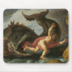 "Jonah and the Whale" mousepad