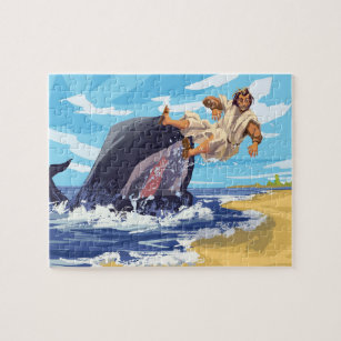 Jonah And The Whale Puzzle, Childrens Puzzle