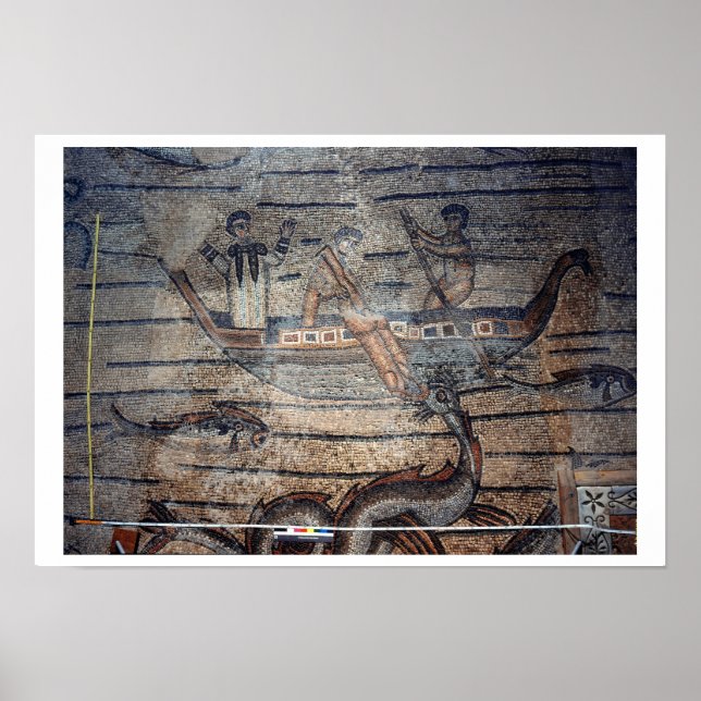 Jonah being Swallowed by the Whale, detail from a Poster (Front)