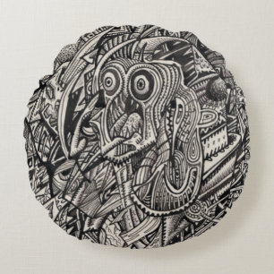 Jonah Complex Round Pillow