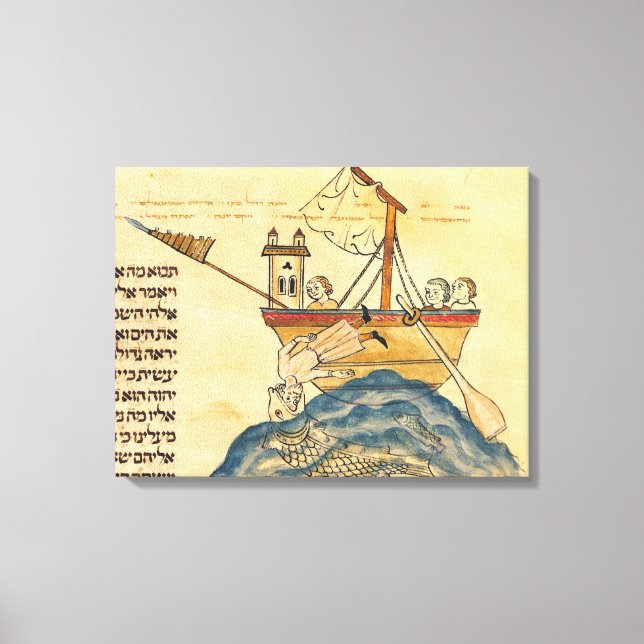 Jonah Eaten by the Whale Canvas Print (Front)