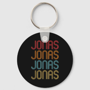 Jonas First Name Pride Vintage Distressed Retro St Keychain