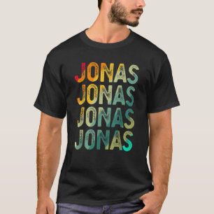 Jonas First Name Pride Vintage Distressed Retro St T-Shirt
