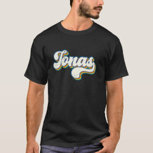 Jonas Name Personalized Vintage Retro Men Women Ki T-Shirt