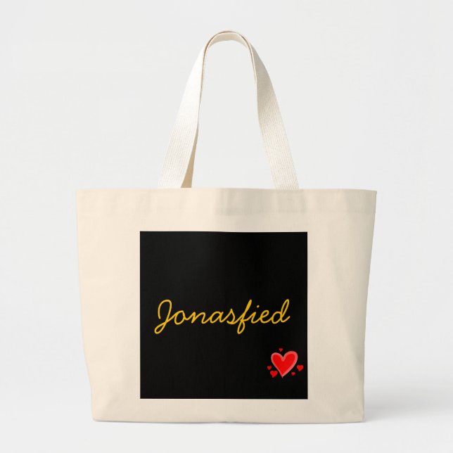 Jonasfied Large Tote Bag (Front)