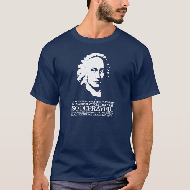 Jonathan Edwards Quote T-Shirt (Front)