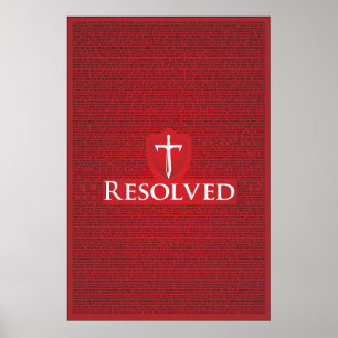 Jonathan Edwards Resolution poster
